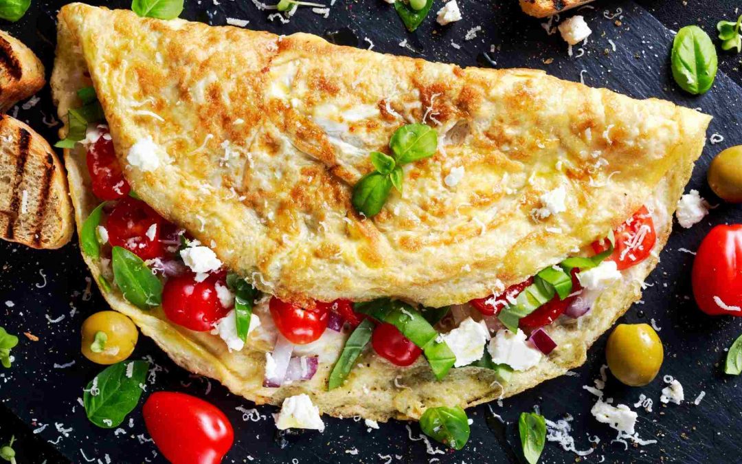 Egg omelette 4 ways! 